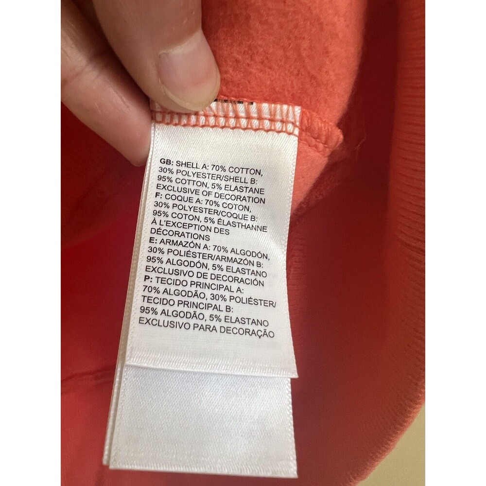 The North Face Women's Throwback Tback Hoodie Emberglow Orange Size Small - Picture 3 of 5